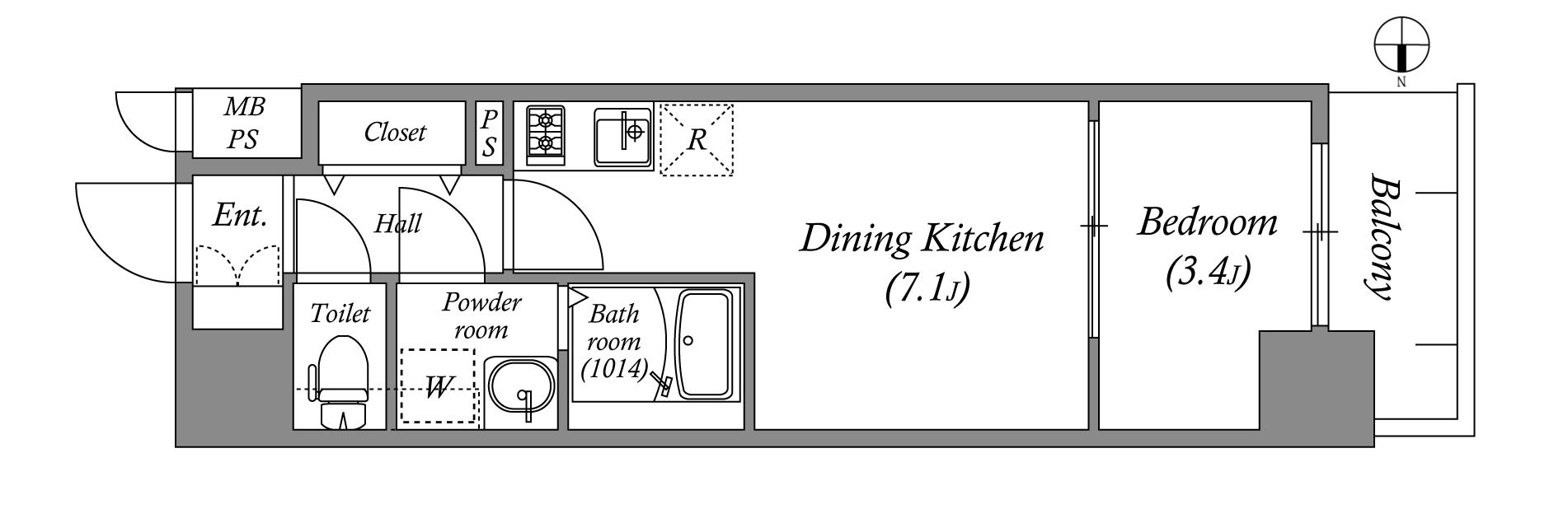A'(3号室)タイプ